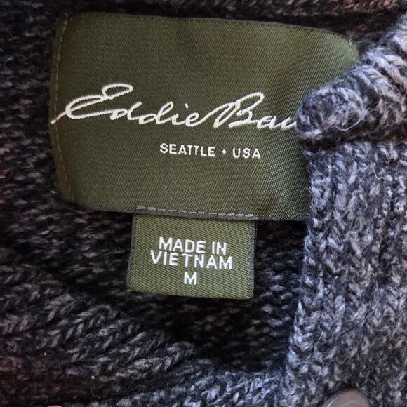 Eddie Bauer Men's Wool Blend Henley Sweater sz Medium - Picture 2 of 7